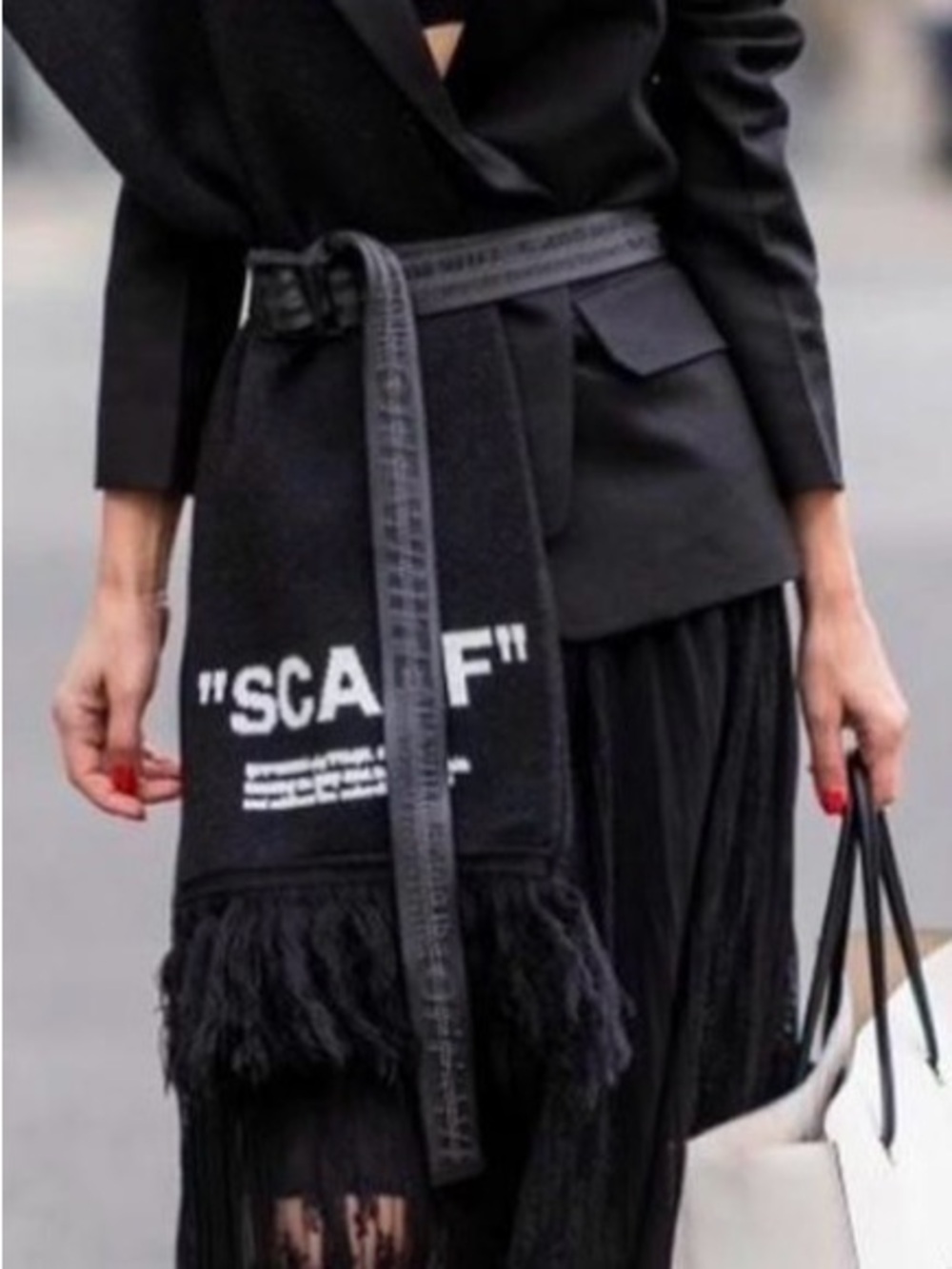 Off-White Industrial Belt Black NWT
